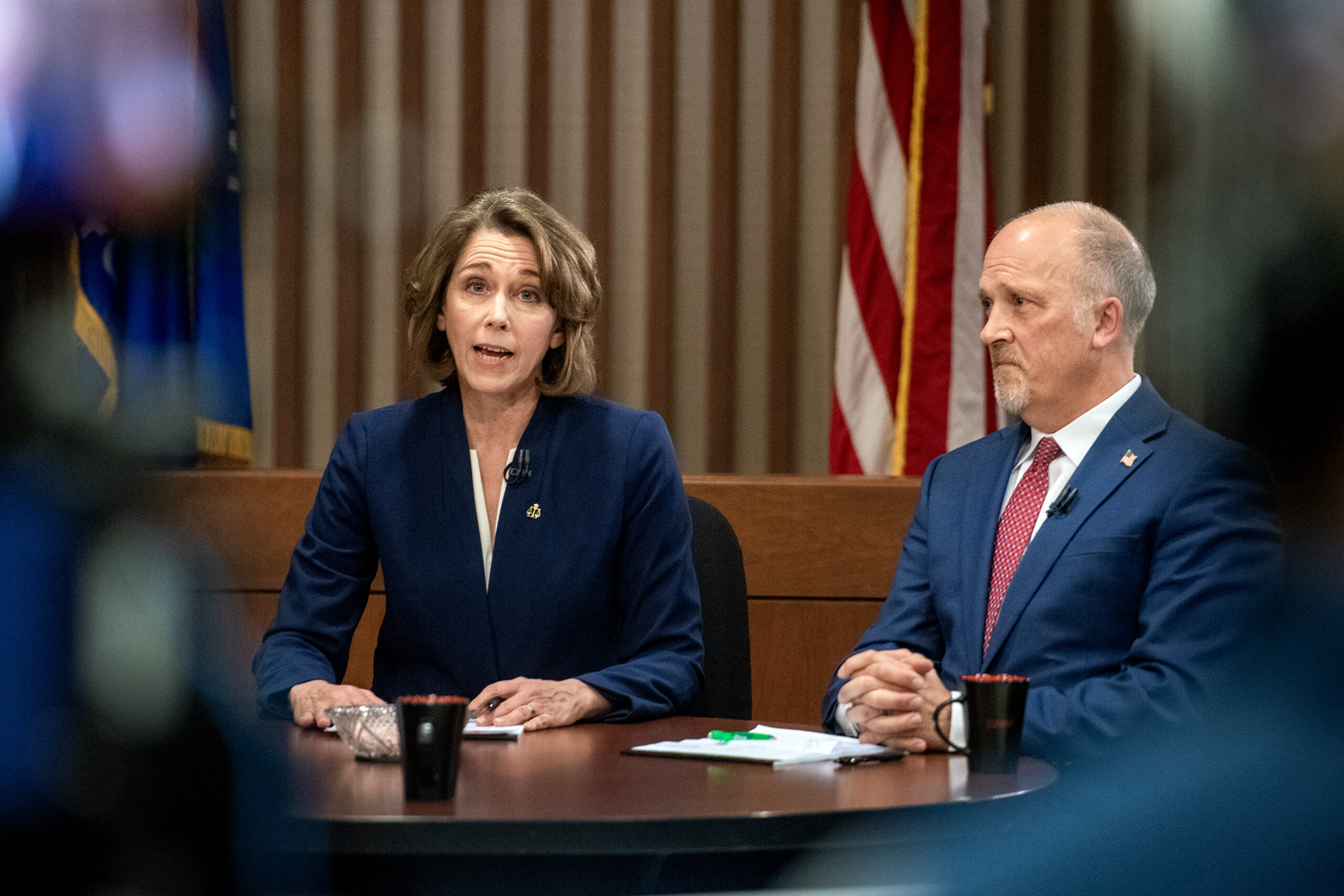 Susan Crawford, Brad Schimel square off in debate for high-stakes Wisconsin Supreme Court race